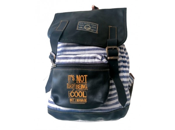 OLD COTTON CARGO 5048 NEW MALLACCA BAG İT,S NOT EASY GRİ