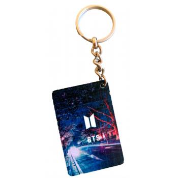 BTS AHŞAP ANAHTARLIK