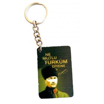 ATATÜRK AHŞAP ANAHTARLIK